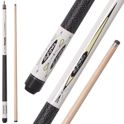 Canadian Maple Pool Cue Sticks (10mm/11.5mm/13mm), 58" 2-Piece Pool Sticks with Low Deflection Shaft,Billiard Sticks for Home, Bar, and Tournament Play - color: only cue11.5MM