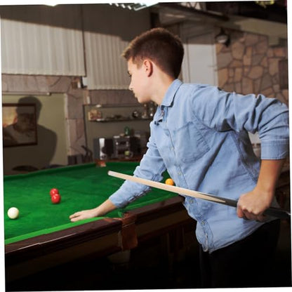 Totority 2pcs Short Pool Cue Stick Billiard Cue for Boys and Girls Compact for Spaces Beginners and Comfortable Grip