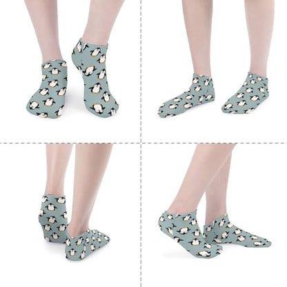 5 Pairs Women’s Low Cut Ankle Socks, Soft Athletic No Show for Running Yoga Daily Wear - color: Picture (7)