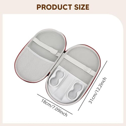 kowaku Table Tennis Racket Case Table Tennis Protector Portable Carrying Case Ping Pong Paddle Bag for Gym Indoor Travel