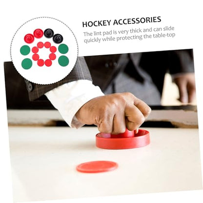 NOLITOY Air Hockey Pushers and Pucks Plastic Lightweight High Impact Resistant Hockey Accessories Replacement with Comfortable Grip and Design