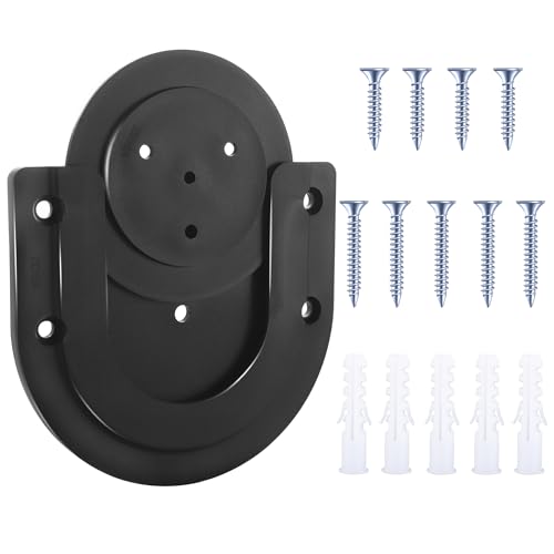 CyeeLife Dartboard Mounting Bracket,Dartboard Bracket Hanging Dartboards Professional,Black - size: O Shaped