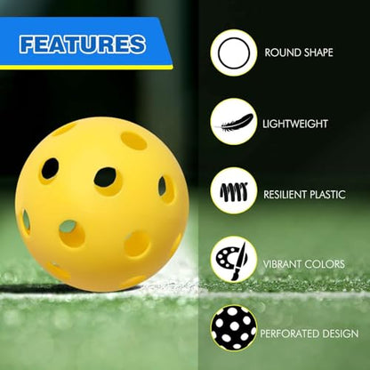 GSE Games & Sports Expert Practice Baseballs, Plastic Baseballs Training, Hollow Airflow Softballs for Pitching, Batting, Catching for All Skill Levels (Several Styles Available) - color: White, style: 240-PACK