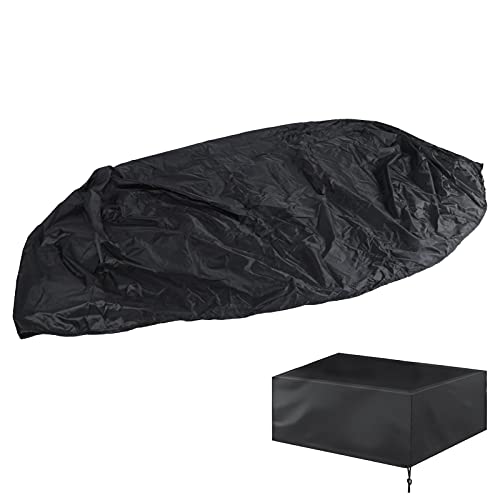 210D Oxford Billiard Table Dust Cover, Outdoor Pool Table Protector, Drawstring , Foldable with Storage , 225x116x82cm Size
