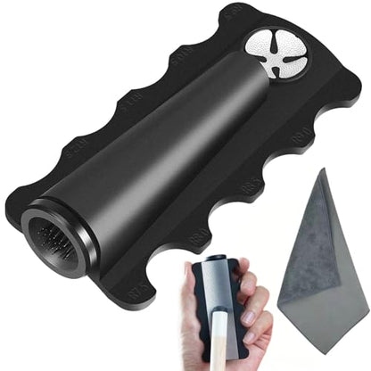 5 in 1 Pool Cue Tip Head Repair Tool Cue Wipes Cloth Kit,Cue Repair Cleaning Tool Set,Pool Cleaner Burner Accessories,Multifunctional Billiard Cue Tip Dresser,Portable Billiard Accessories