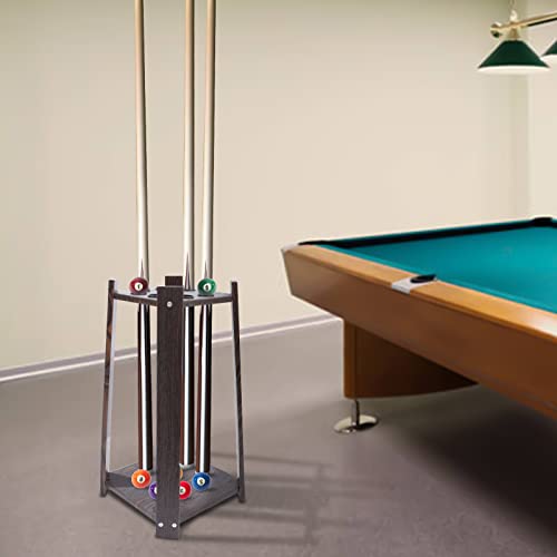 8 Holes-Pool Cue Rack Holder Billiards Stick Stand Floor Stand Pool Stick Holder Use for Golf Club Fishing Rod Billiard Poles, Club Organizer Display Stand - style: style 5