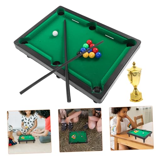 1set Portable Pool Table and Girls Pool Toys Billiards Table Games for Boys and Girls