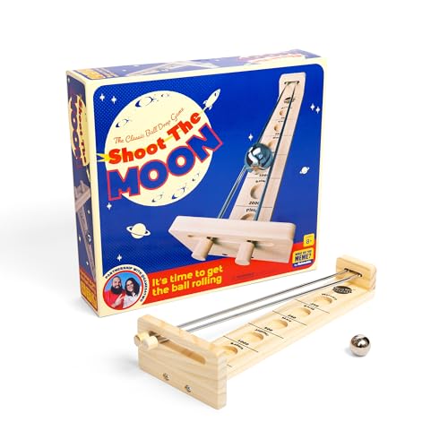 Shoot The Moon By Relatable, Exciting Strategy Moon Ball Games for Family Gatherings, Balance Game for Kids, Includes 1 Metal Gravity Ball, 1 Shoot The Moon Structure, and Instructions