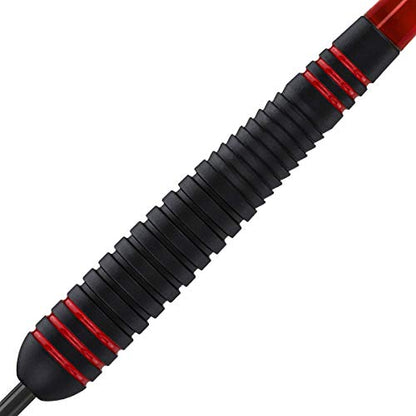 Harrows Ace Rubber Brass Steel Tip Darts Set Available in 20g, 22g, 24g & 26g - Includes Supergrip Shafts, Micron Marathon Flights & Convenient Travel Case - size: 26 g