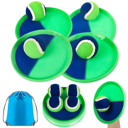 Toss and Catch Ball Set Kids - Lawn Games Beach Games Beach Toys Pool Outdoor for Ages 3 4 5 6 7 8 9 10 Years Old Boy Girl Toys, Playground Sets for Toddlers/Kids/Family