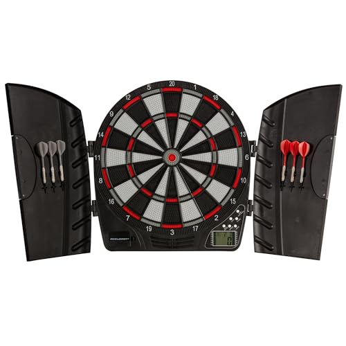 Accudart Spark Electronic Dartboard – 30 Games, 174 Variations, Computer Challenge Mode, Easy‑Read LED Scoring for Up to 8 Players – Includes 6 Soft‑Tip Darts & Extra Tips