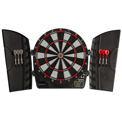 Accudart Spark Electronic Dartboard – 30 Games, 174 Variations, Computer Challenge Mode, Easy‑Read LED Scoring for Up to 8 Players – Includes 6 Soft‑Tip Darts & Extra Tips