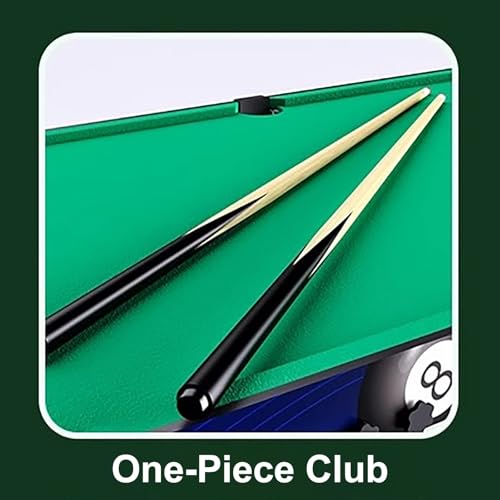 Compact Folding Pool Table, Portable Billiards Table, Strong and Resilient Ideal for Game Rooms, Basements, and Entertainment Spaces