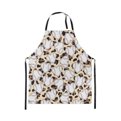 Castle Fairy Cartoon Baseball Kitchen Apron,Bow Knots Waterproof Apron - color: White Khaki