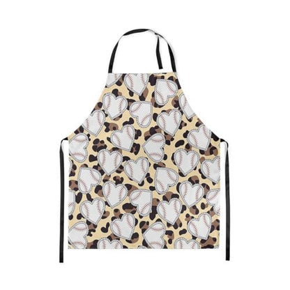 Castle Fairy Cartoon Baseball Kitchen Apron,Bow Knots Waterproof Apron - color: White Khaki