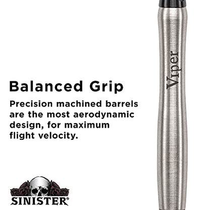 Viper Sinister 95% Tungsten Soft Tip Darts - size: 18 grams, style: Contoured Barrel