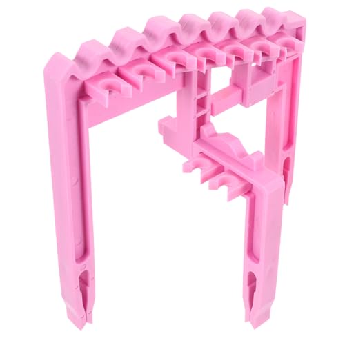 Golf Club Storage Rack Lightweight Portable Holder for Multiple Golf Shafts Stylish Pink for Home Garage