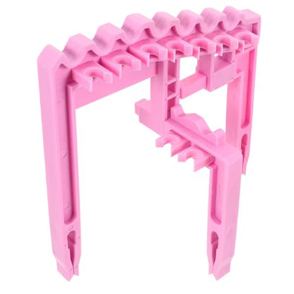 Golf Club Storage Rack Lightweight Portable Holder for Multiple Golf Shafts Stylish Pink for Home Garage