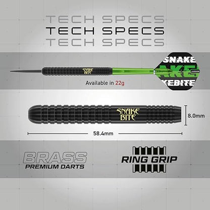 RED Dragon Peter Wright Snakebite Brass Darts Sets