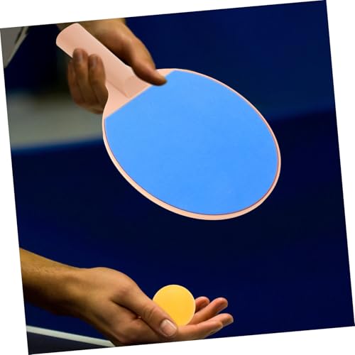 WOONEKY Outdoor Table Tennis Bat Set Elastic Pong Balls Plastic Rackets for Recreation for Family Fun and Sports Activities