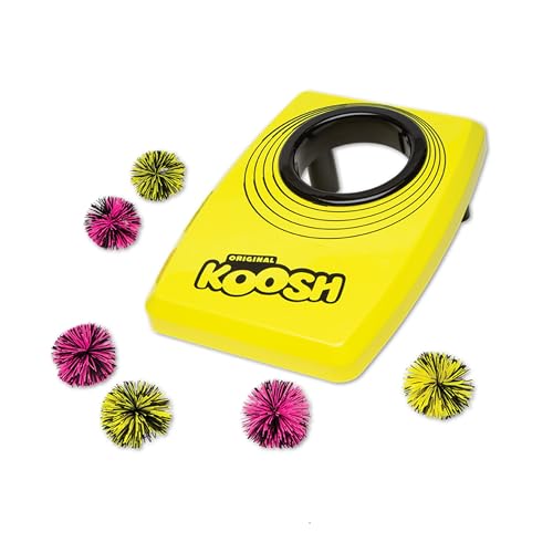 Koosh Kornhole, Cornhole Set for Kids - Outdoor Toys for Boys and Girls, Perfect for Beginners, Preschool Toys, Easy Storage, 1 Kornhole Board, 6 Koosh Balls Included, Ages 5+
