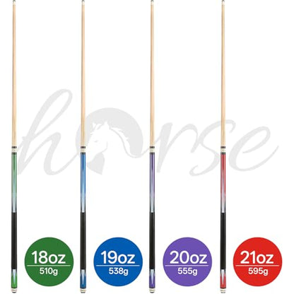 LOTKEY Pool Cue Sticks for Adults,Super Straightened Up 58'' 18 19 20 21oz Billiard Cues Canadian Maple Tacos De Billar Profesional Set of 4/3/2/1 House Bar Pool Que Table Beginner Pool Queue - color: 4 Pcs