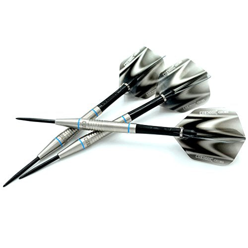 CUESOUL Professional Tungsten Steel Tip Dart Set 85% Tungsten 22g/24g/26g-Glory Series - color: Black Case-N2, size: 22g
