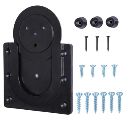 Leadigol Dartboard Mounting Bracket Kit, Adjustable Metal/Plastic Wall Mount with Rotating Hook & Screws for Secure Hanging, Protects Wall(Regular)