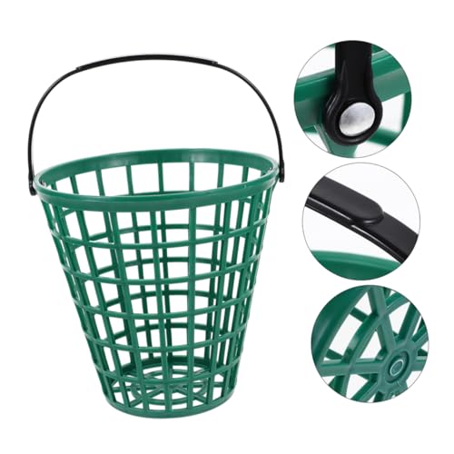 Luxshiny 2pcs Golf Handle Balls Capacity Plastic Golfing Basket for and Outdoor Use - size: 22.00X22.00X12.00CM