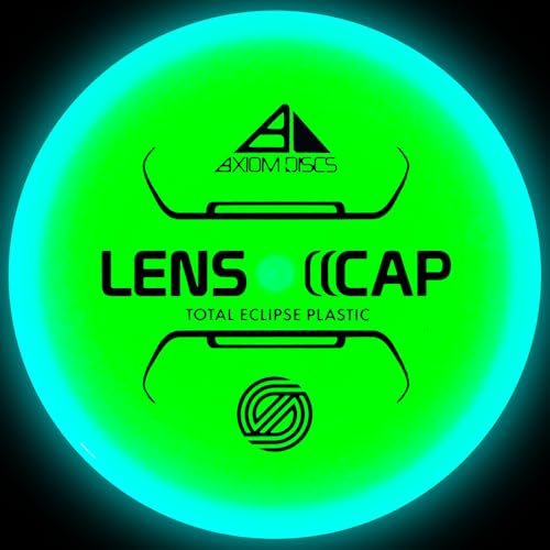 Axiom Discs Total Eclipse Glow 2.0 Lens Cap Simon Lizotte Edition Disc Golf Mini Disc (Colors May Vary)