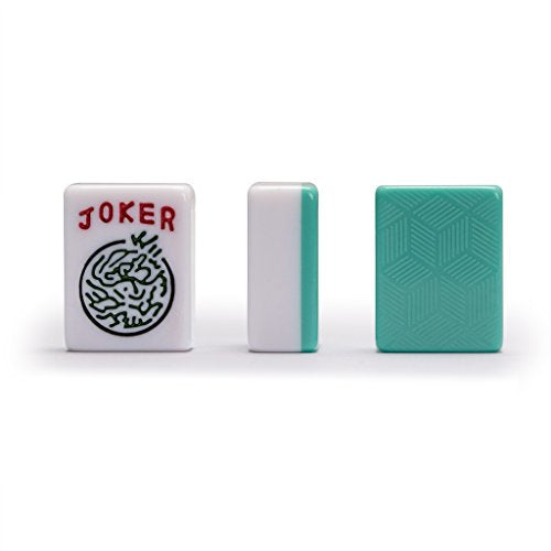 Yellow Mountain Imports American Mahjong Set, Pepper with Soft Case, Racks with Pushers, Wright Patterson Betting Coins, Dice, & Wind Indicator - color: Pepper