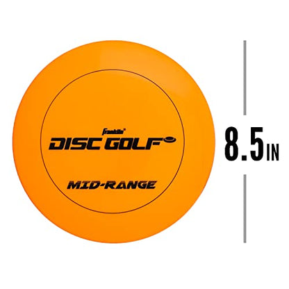 Franklin Sports Disc Golf Discs Set - Disc Golf Equipment Starter Set - style: Orange/Blue/Pink