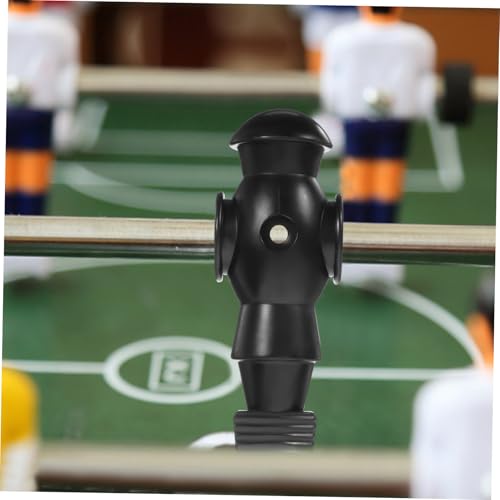 6pcs Foosball Players Replacement for Tabletop Football Machine Resin Football Figures with Smooth Surface Compatible with Standard Rods Team Accessories