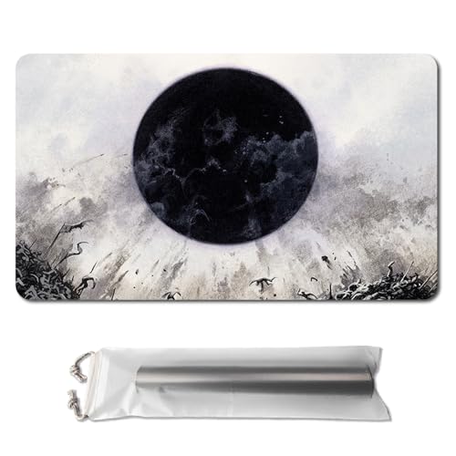 Board Game MTG Playmat Games Size 60X35 cm CCG Compatible for MTG CCG RPG Trading Card Game (Damnation-Xin) - color: Damnation-xin