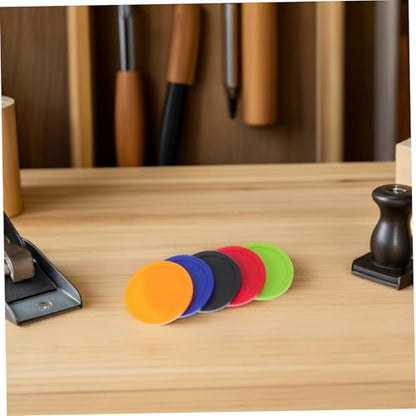 Abaodam 10pcs Air Hockey Pucks Plastic Accessories for Game Tables High Impact Durability for Smooth Gameplay Home Bars and Game Rooms