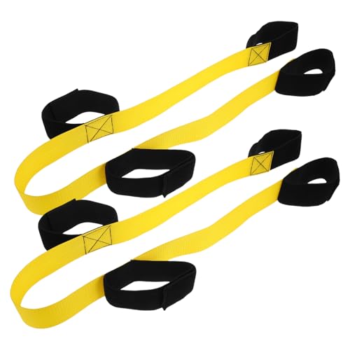 BESPORTBLE 2pcs Legged Race Bands for Team Building and Relay Races Outdoor for Boys and Girls and Adults Interactive Fun for Field Day and Backyard Parties