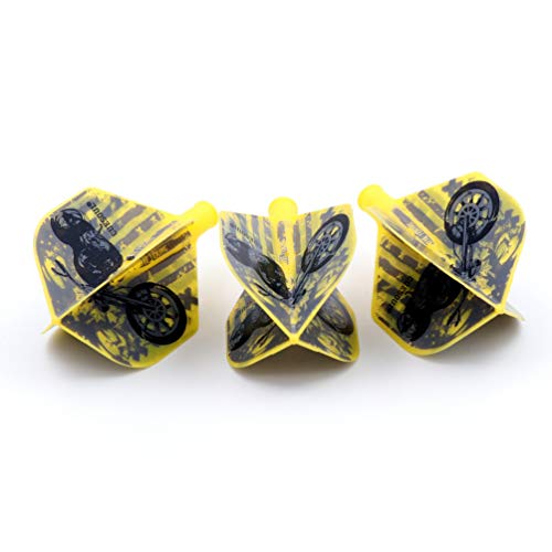 CUESOUL TERO AK4 Dart Flight Standard Shape/Shield Shape/Diamond Shape - color: Standard Shape-Yellow Motor