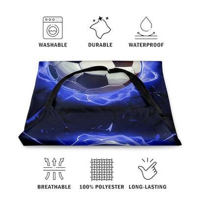 Manfei Volleyball Kids Kitchen Apron - color: Black Blue