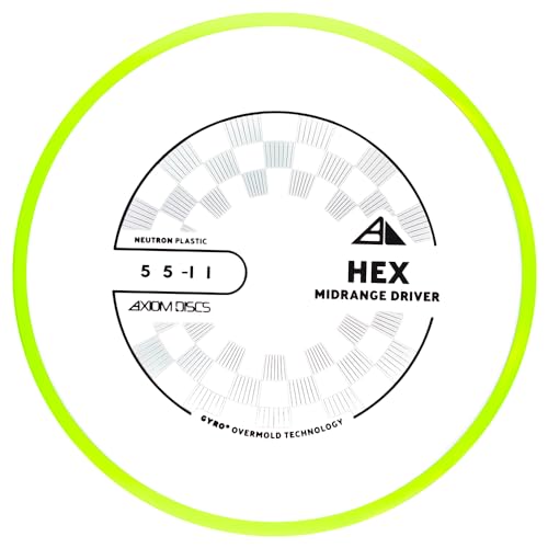 Axiom Discs Neutron Hex Disc Golf Midrange (Choose Your Firmness/Colors May Vary) - size: 175-180g, style: Regular