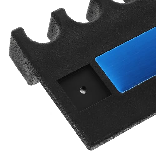 Cabilock 2pcs Wall Mounted Pool Cue Rack Holder with 4-hole Weighted Design and Non-slip Pads, Billiards Accessories Organizer for Game Rooms and Professional Pool Table Storage