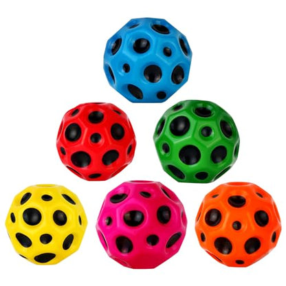 Super Bouncing Ball,Children's Super Hot, Easy to Grasp and Capture Suitable for Children of All Ages, Indoor and Outdoor Games - color: 6 pack
