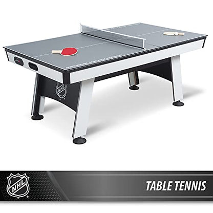 EastPoint Multi-Game Tables, Play 2-in-1 Air Hockey Table with Table Tennis Top - Perfect for Family Game Room, Adult rec Room, basements, Man cave, or Garage