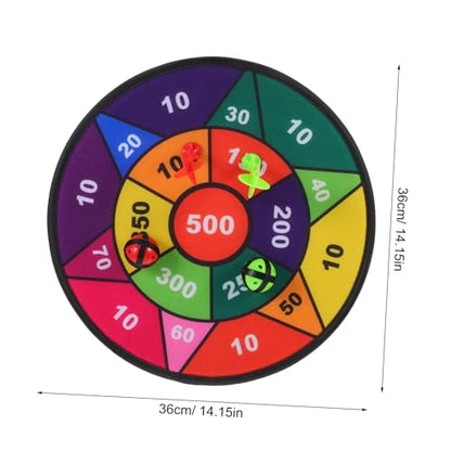 BESPORTBLE 1Set Extra Sticky Dart Board Game for Fun with Sticky Balls Engaging Party for Family Friends for All Ages
