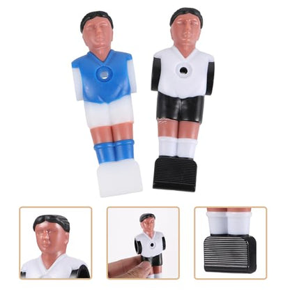 BESPORTBLE Foosball Men, 16Pcs Foosball Replacement Players Foosball Men Player Replacement Table Soccer Player Foosball Table Parts