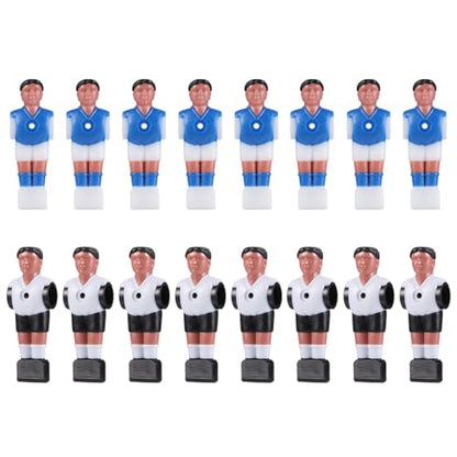 UPKOCH 16 Pcs Wear-Resistant Foosball Players Replacement for Table Football Game Accessories Compatible with Standard Rods