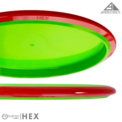 Axiom Discs Neutron Hex Disc Golf Midrange (Choose Your Firmness/Colors May Vary) - size: 175-180g, style: Soft