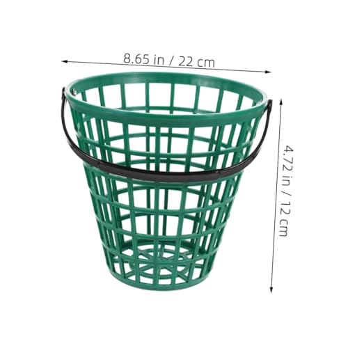 Luxshiny 2pcs Golf Handle Balls Capacity Plastic Golfing Basket for and Outdoor Use - size: 22.00X22.00X12.00CM