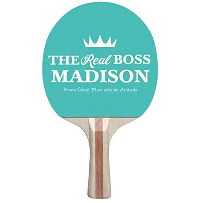 Infusion Ping Pong Paddle and Balls Boxed Gift Set - color: The Real Boss