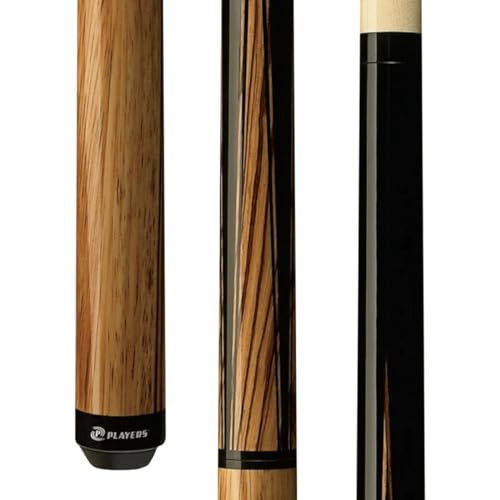 Players 58" 2-Piece North American Hard Maple Jump/Break Billiard Pool Cue Stick - size: 18.5 Ounce
