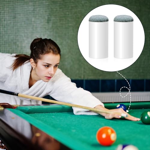 Billiard Pool Cue Tips, 20Pack Slip On Pool Cue Repair Tips Kit Billiard Pool Cue Stick Tips 13mm Screw On Tips, Pool Sticks Tips Replacement Kit Billiard Slip-On Cue Tips Repair Kitcue Tip Shaper